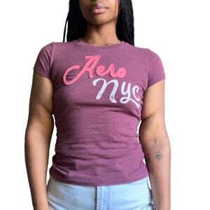 Burgundy Aeropostale Tee